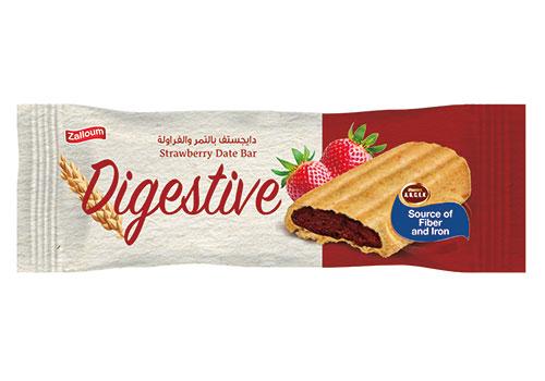 Digestive Date Bar with Strawberry