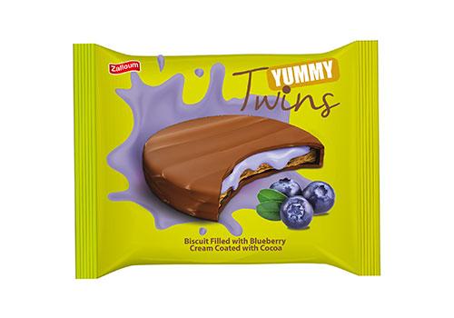 Yummy Twins with Blueberry Cream